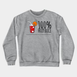 100% Fruit Juice Crewneck Sweatshirt